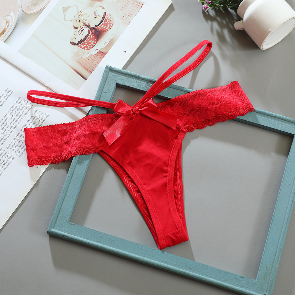 Flirty G-String with Wrist Detail