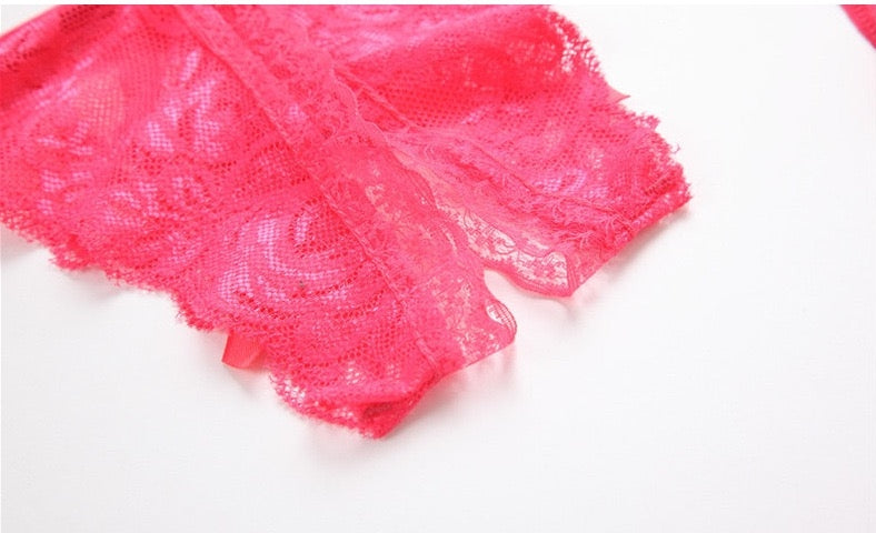 Sensual Elegance: Lace String with Front Opening