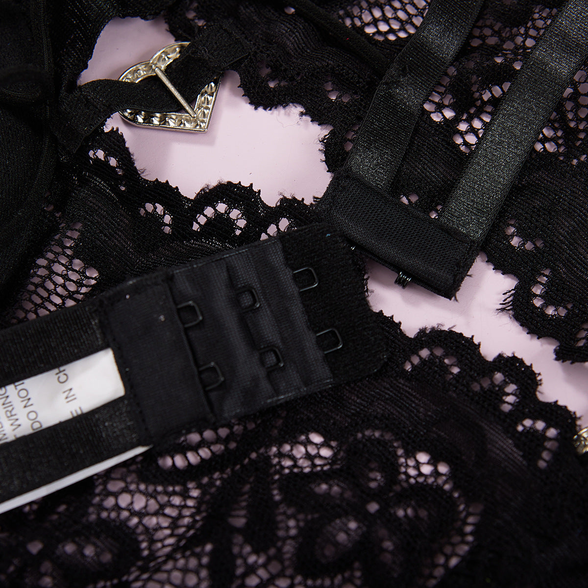 Scarlet Seduction: Strappy Back Lingerie