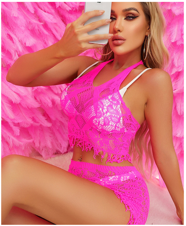 Rose Glow: Pink Two-Piece Bodysuit