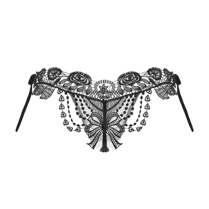 Enchanting Lace Underwear with Vibrator Pocket