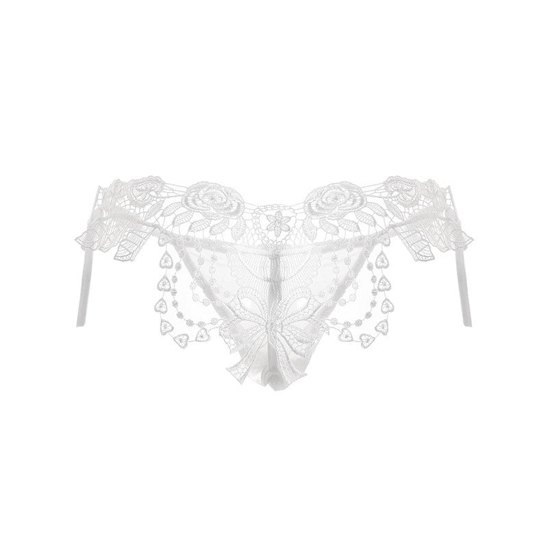 Enchanting Lace Underwear with Vibrator Pocket