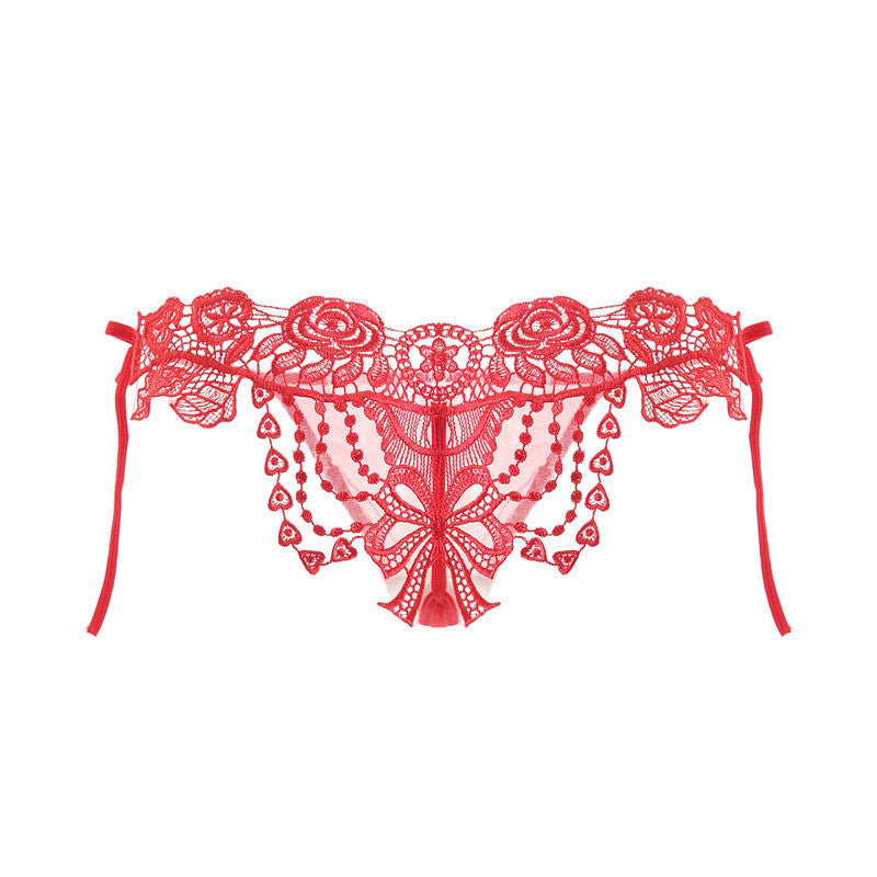 Enchanting Lace Underwear with Vibrator Pocket