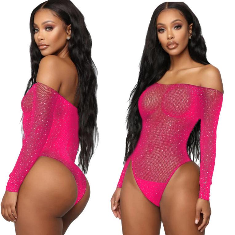 Rose Pink Passion Rip-Ready Fishnet Bodysuit