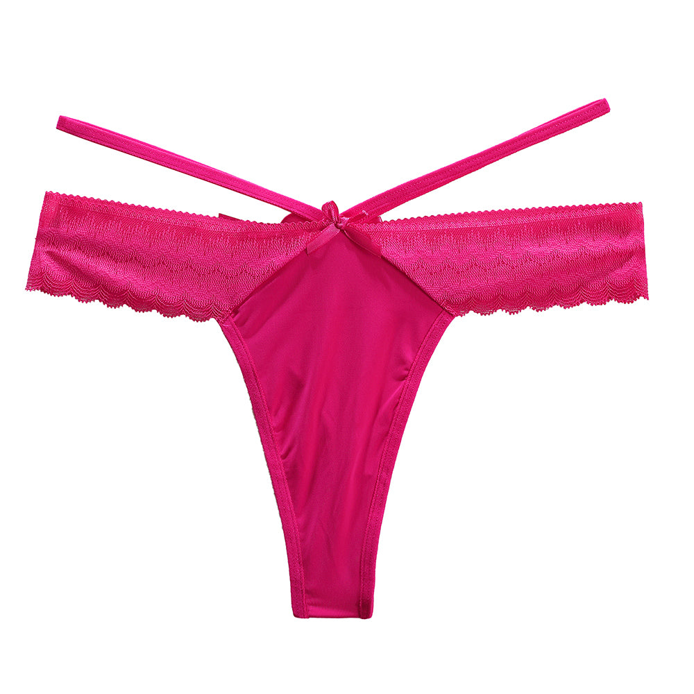 Pink G-String with Wrist Detail