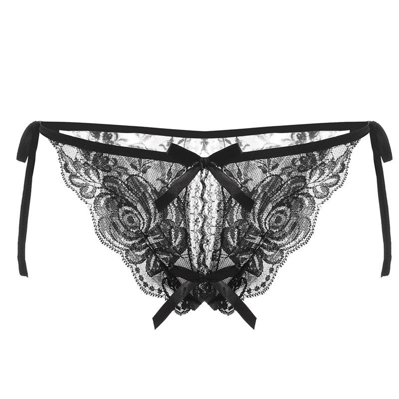 Sensual Elegance: Lace String with Front Opening