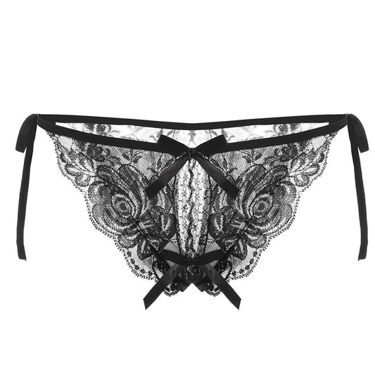 Sensual Elegance: Lace String with Front Opening