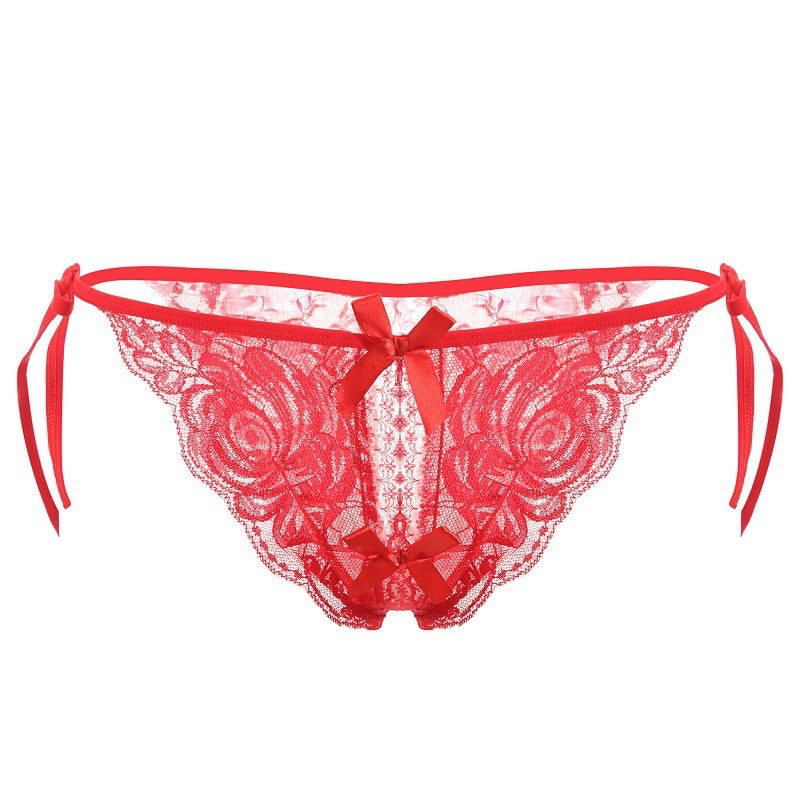 Sensual Elegance: Lace String with Front Opening