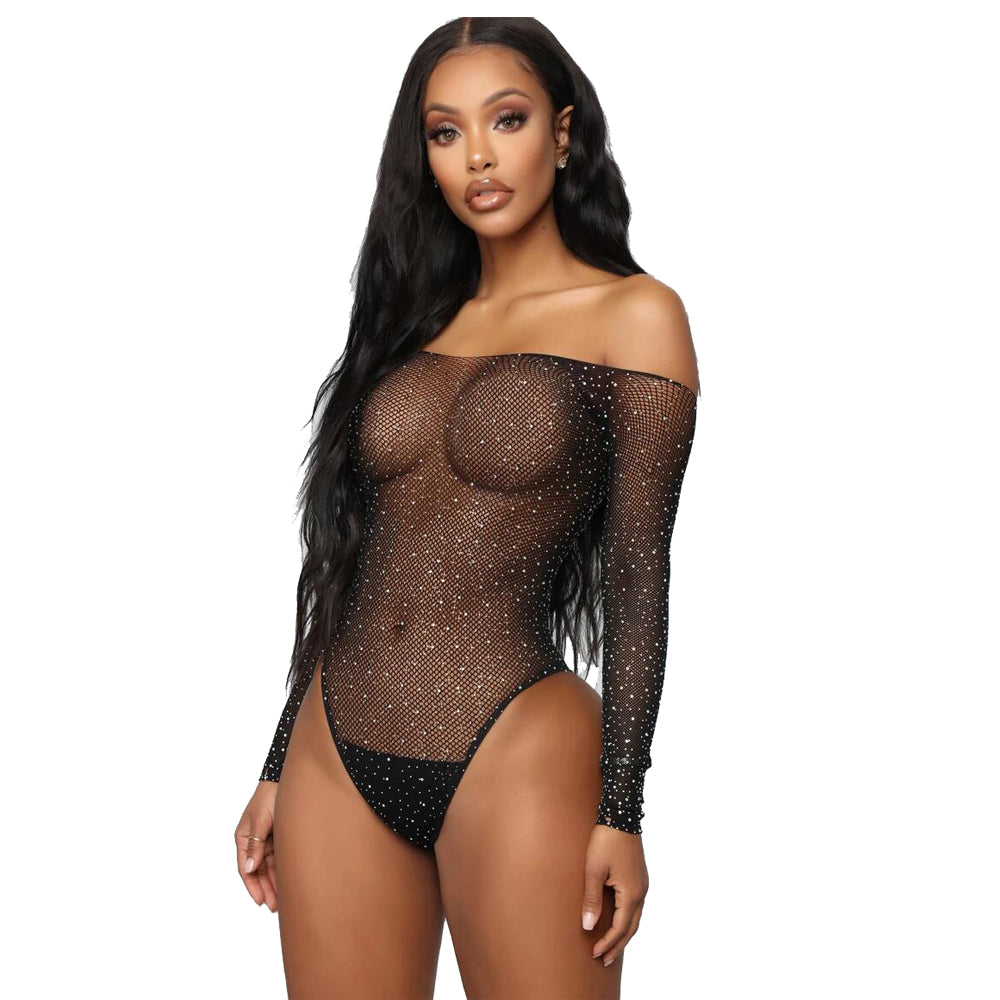 Timeless Noir Classic Black Bodysuit