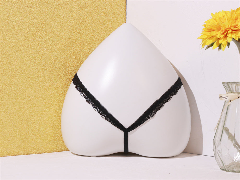 Pearl Elegance: Lace String