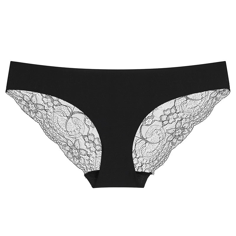 Seductive Cotton & Lace Cheeky Panty
